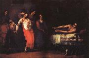 Giovanni da san giovanni The Wedding Night oil painting artist